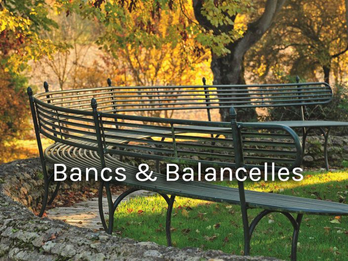 bancs et fonds d'allée